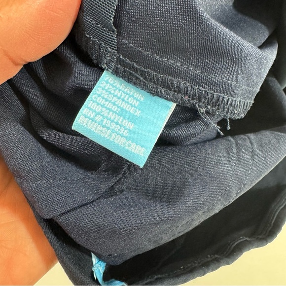 J McLaughlin Masie Pants Flat Front Winter Navy Blue - Picture 5 of 10